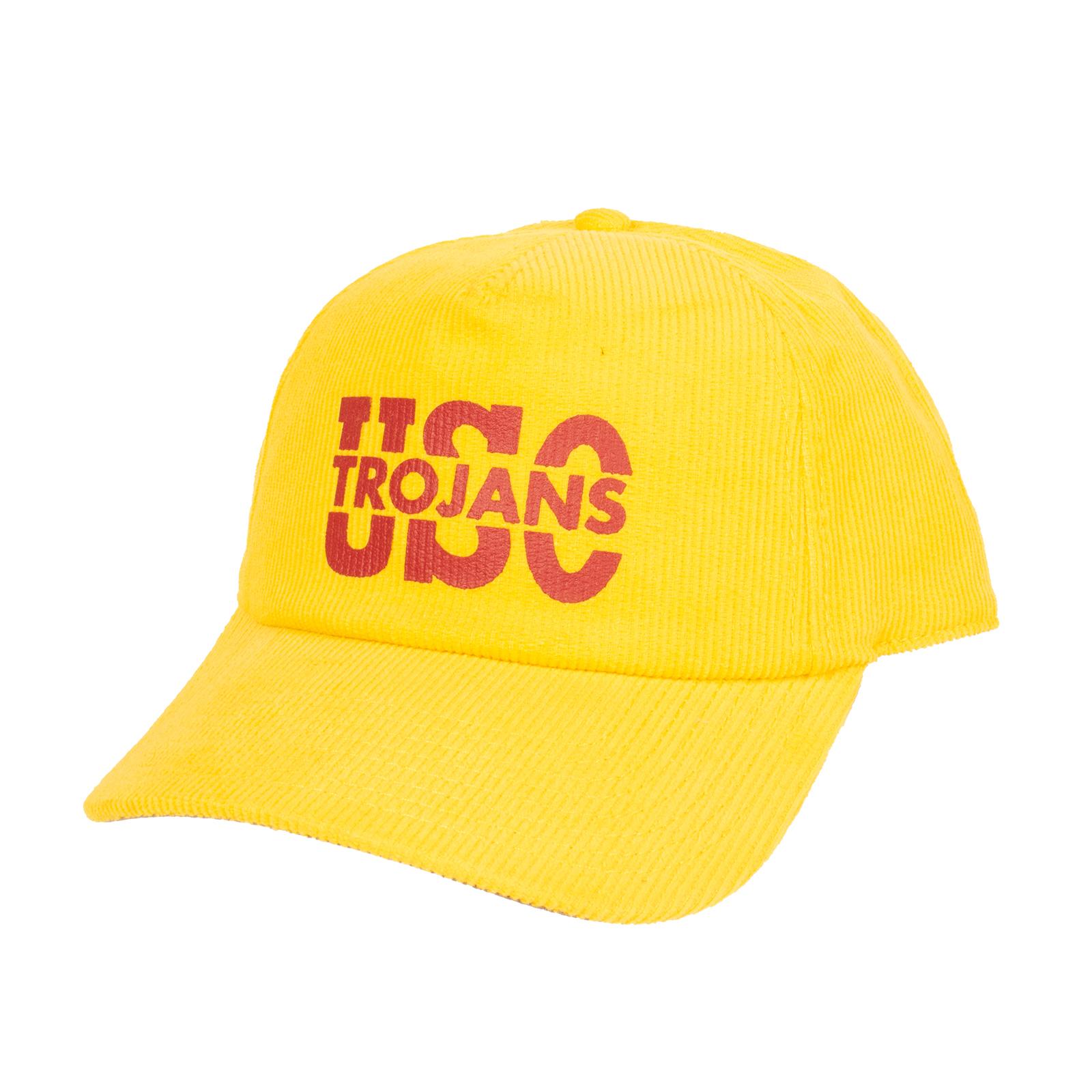 USC Trojans Unisex Corduroy Snap Back Hat Gold image01